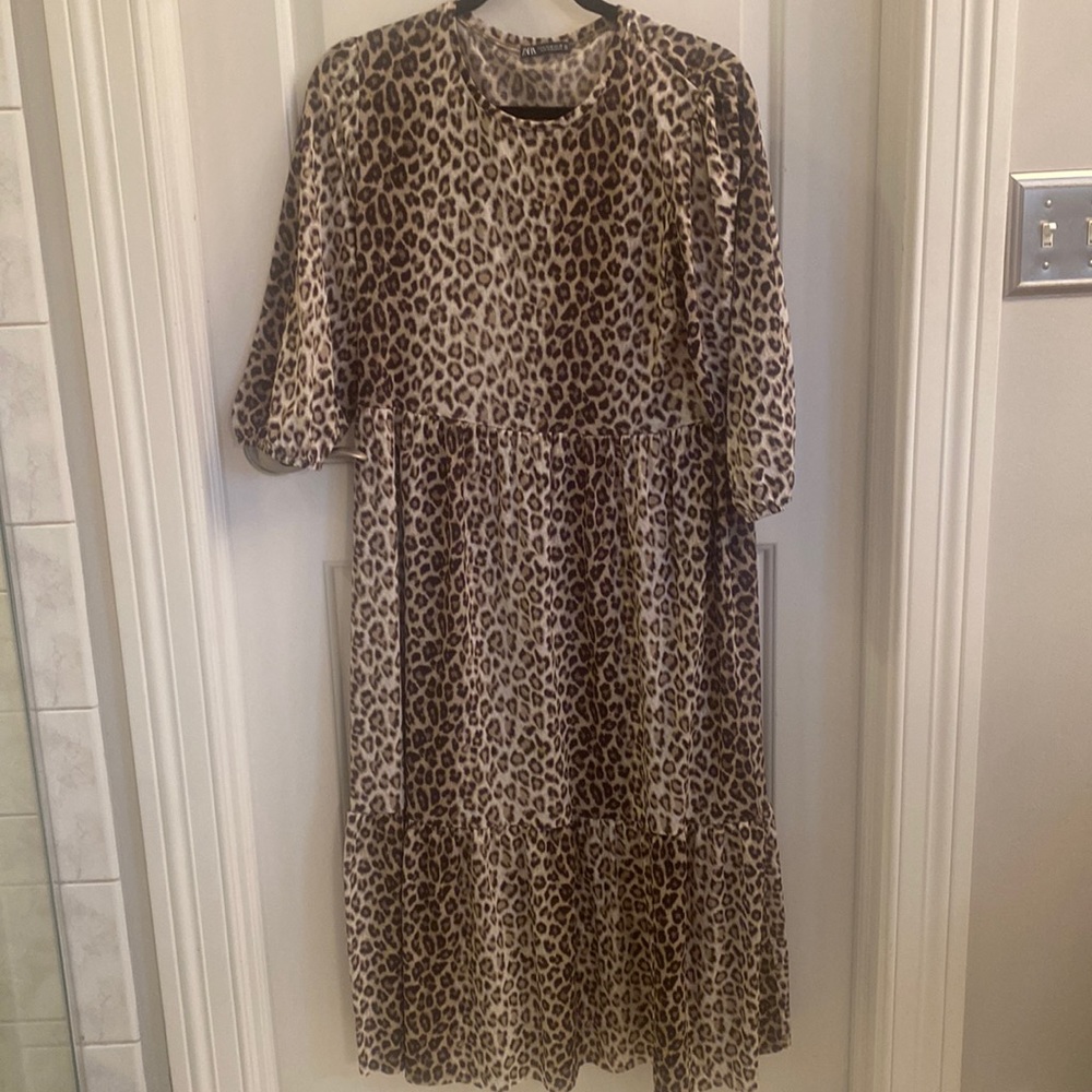 Zara dress- animal print sz M